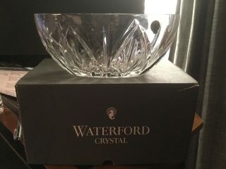 Waterford Crystal Castleton Oval Bowl Dish 10 " W/box
