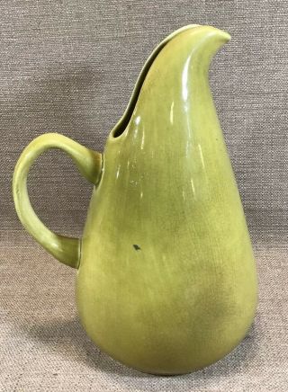Vintage Russel Wright Steubenville Chartreuse Green Pitcher American Modern