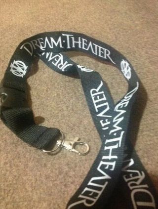 Dream Theater Premium 22 " Polyester Lanyard W 2 Piece Chrome Lobster Clip For Id