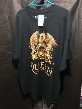 Queen,  Adam Lambert Official Tour T - Shirt The Crown Jewels Las Vegas Xl