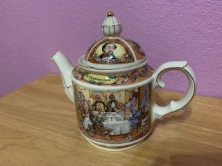James Sadler Teapot Made In England Charles Dickens A Christmas Carol