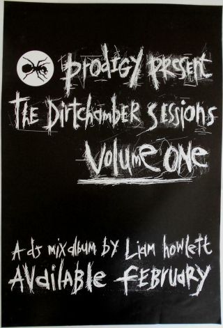 Prodigy The Dirtchamber Sessions Official Uk Record Company Poster
