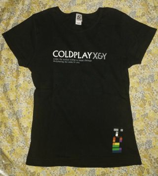 Coldplay Codes X&y Shirt Small Xsmall 2005 Twisted Logic Tour
