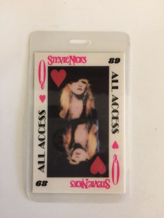 Stevie Nicks [fleetwood Mac] Backstage Pass Other Side Of The Mirror Tour