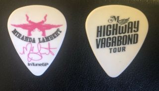 Miranda Lambert Guitar Pick Signature Logo Country Concert Highway Vagabond Tour
