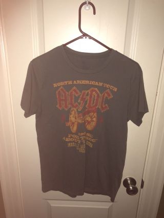 Rare Vintage Ac/dc T - Shirt Small Market Square Arena 1981 For Those About To Roc