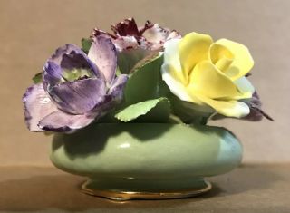 Royal Adderley Floral Bone China Made in England Porcelain Flower Bouquet 4