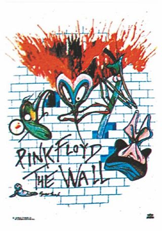 Pink Floyd The Wall Large Fabric Poster / Flag 1100mm X 700mm (hr)
