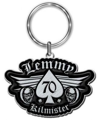 Official Licensed - Lemmy - 70 Logo Keychain Keyring Metal Motorhead