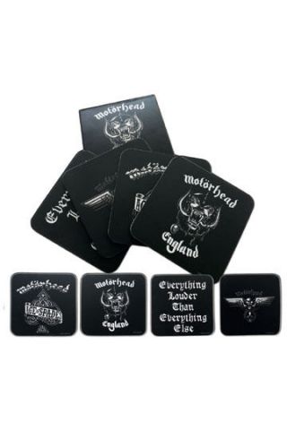 Official Motorhead - Logos - Boxed Cork Coaster Set