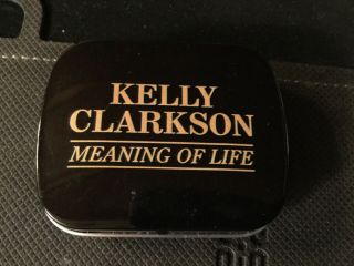Kelly Clarkson “meaning Of Life”.  Promo Tin With Candy Mints