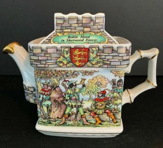 Sadler Teapot Robin Hood In Sherwood Forest & The Sheriff Of Nottingham