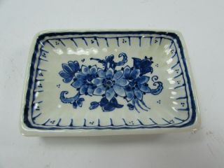 Delft Blue Pin Trinket Dish Tray Vintage 31960 Holland