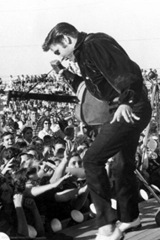 Elvis Presley Live On Stage In Tupelo 24 " X 36 " Poster