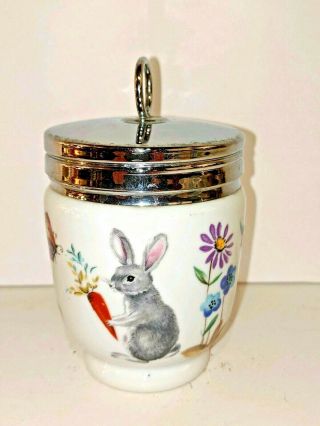 King Size Egg Coddler Royal Worcester Porcelain A Skippety Tale From England