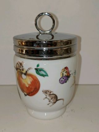 King Size Egg Coddler Royal Worcester Porcelain A Skippety Tale from England 3