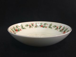 Royal Gallery China Holly 6283 All The Trimmings Round Serving Vegetable Bowl