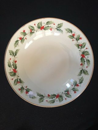 Royal Gallery China HOLLY 6283 All The Trimmings Round Serving Vegetable Bowl 2