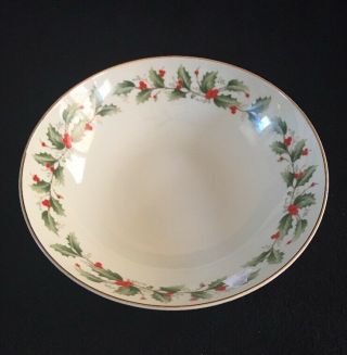 Royal Gallery China HOLLY 6283 All The Trimmings Round Serving Vegetable Bowl 3