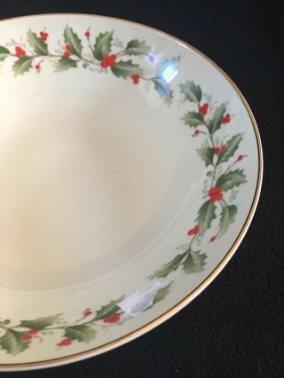Royal Gallery China HOLLY 6283 All The Trimmings Round Serving Vegetable Bowl 4