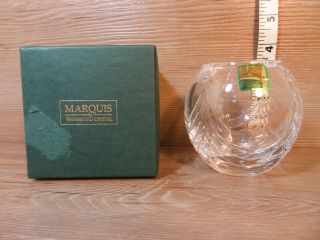 Marquis By Waterford Crystal Votive Candle Holder Star Christmas Tree 3 " Signed