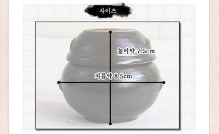 4 Size Korean Pottery Onggi Porcelain Pot Jar Crock Container fermentation I_g 2