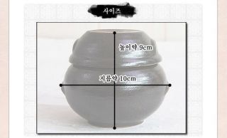 4 Size Korean Pottery Onggi Porcelain Pot Jar Crock Container fermentation I_g 3