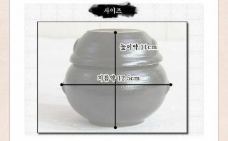 4 Size Korean Pottery Onggi Porcelain Pot Jar Crock Container fermentation I_g 4