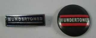 The Undertones Vintage 1980s 25mm Badge Pin Button & 30mm X 8mm Brooch Punk