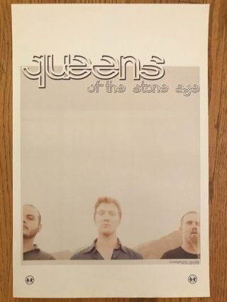 Queens Of The Stone Age Qotsa Very Rare Early Debut Album Promo Poster 1998