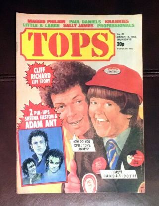 Tops (1982) Adam Ant,  Sheena Easton,  Ultravox,  The Nolans