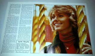 Olivia Newton - John Country Roads To Success 4 Page Uk Article / Clipping