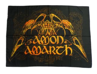 Official Amon Amarth - Skull - Textile Poster 75cm X 110cm