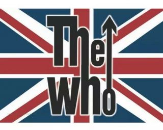 The Who Rock Flag / Cloth Poster Flag " Uk " 3x5 Ft