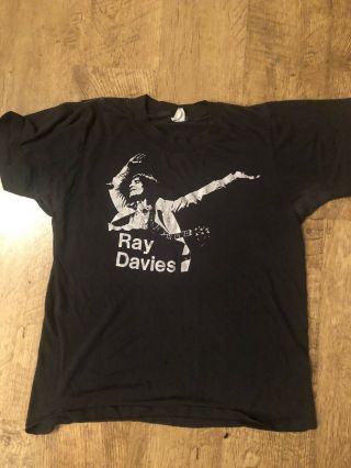 Vintage 70s Ray Davies The Kinks Tshirt Look Size Small