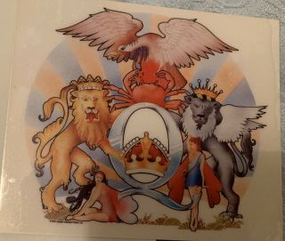 Official Queen Fan Club Postcards,  Sticker,  Keyring Tag Queen Collectibles 1990s 3