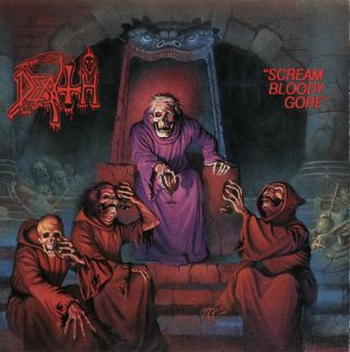 Death - Scream Bloody Gore Patterns Album Cover Art Print Poster 12 X 12