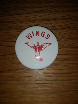Paul Mccartney & Wings First Fanclub Button Badge 1972 - Very Rare