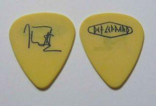 Joe Elliot Def Leppard Yellow Slang Tour Issued Guitar Pick Rare