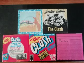 The Clash Cost Of Living Ep,  English Civil War,  London Calling Pic Cover 7 ".