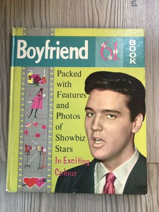 Boyfriend Book 1961,  Many Pop Stars,  Elvis Presley,  Adam Faith,  Cliff Richard