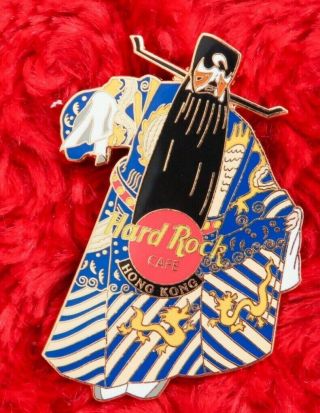 Hard Rock Cafe Pin Hong Kong Opera Figure Series Player Blue Robe Wizard Kimono