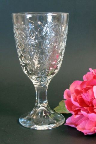2 Princess House Clear Glass Crystal Fantasia Water Goblets_set Of Two Exc