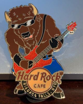 Hard Rock Cafe Niagara Falls Ny Buffalo Bills Guitar Player Pin Gm