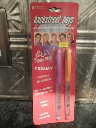 Backstreet Boys Jelly Trend Pens 2000 Official Fan Memorabillia Merchandise