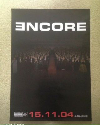 Eminem Encore Promo Poster Rare