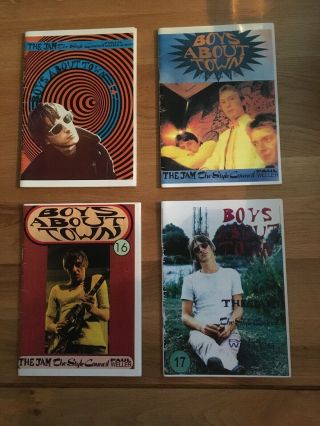 The Jam/paul Weller/style Council - Boys About Town Fanzine Issues 14 - 17