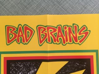 BAD BRAINS NYHC ROIR promo poster 17x22 Beastie Boys The Mad KBD Punk KBD 2