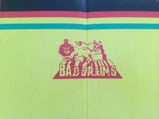 BAD BRAINS NYHC ROIR promo poster 17x22 Beastie Boys The Mad KBD Punk KBD 5