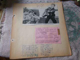 Rare Beatles Ringo Starr Air Mail Letter Receipt London 1964